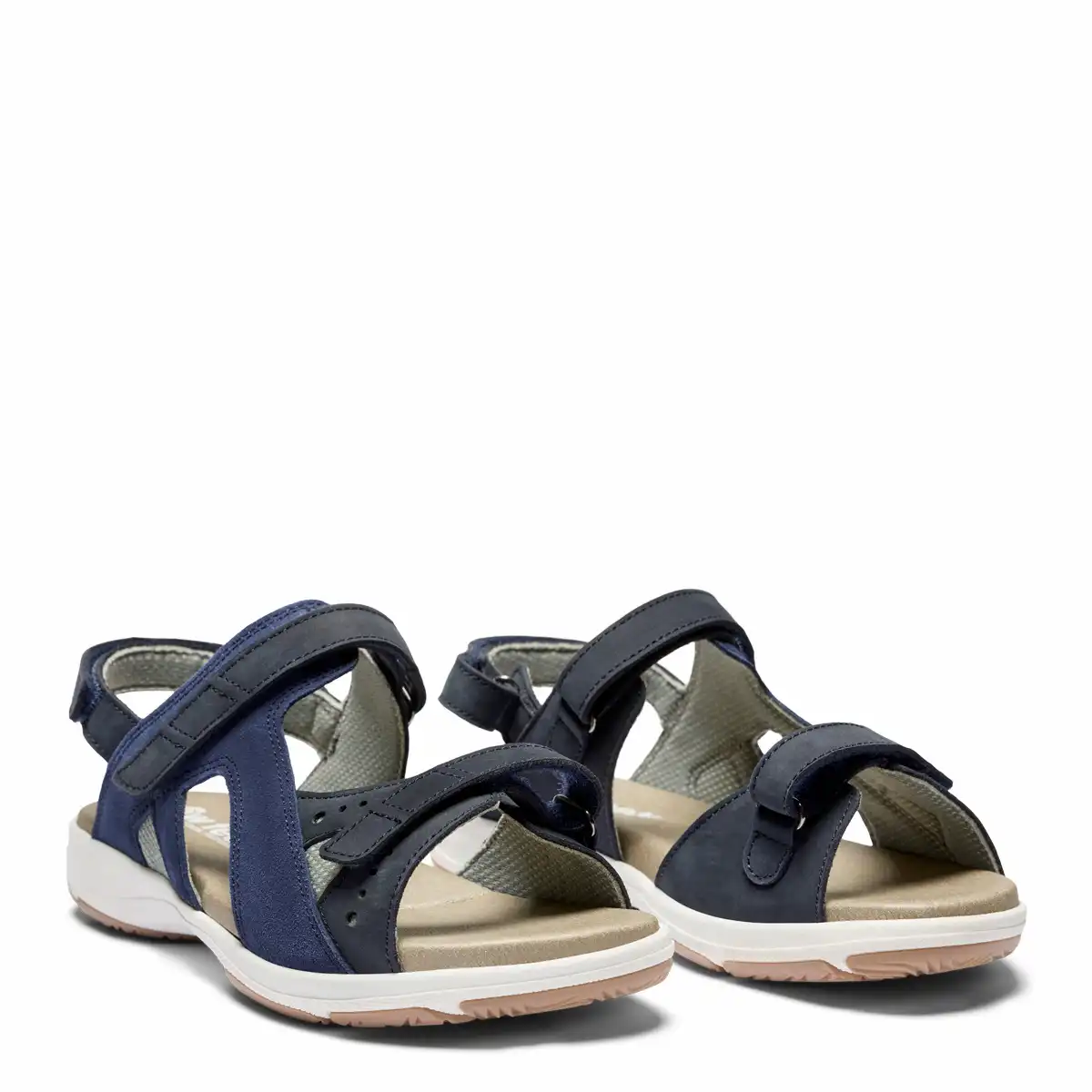 Sporty damesandal med regulerbar hælrem og velcrolukninger 211-19 - Billede 6